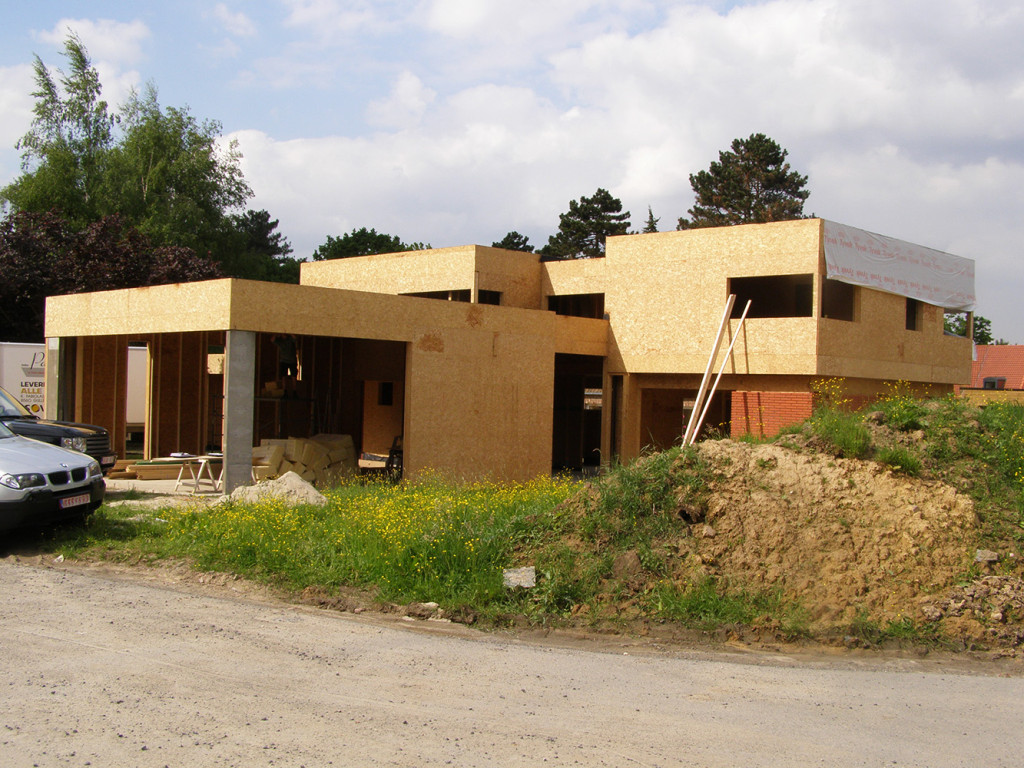 Construction villa bois